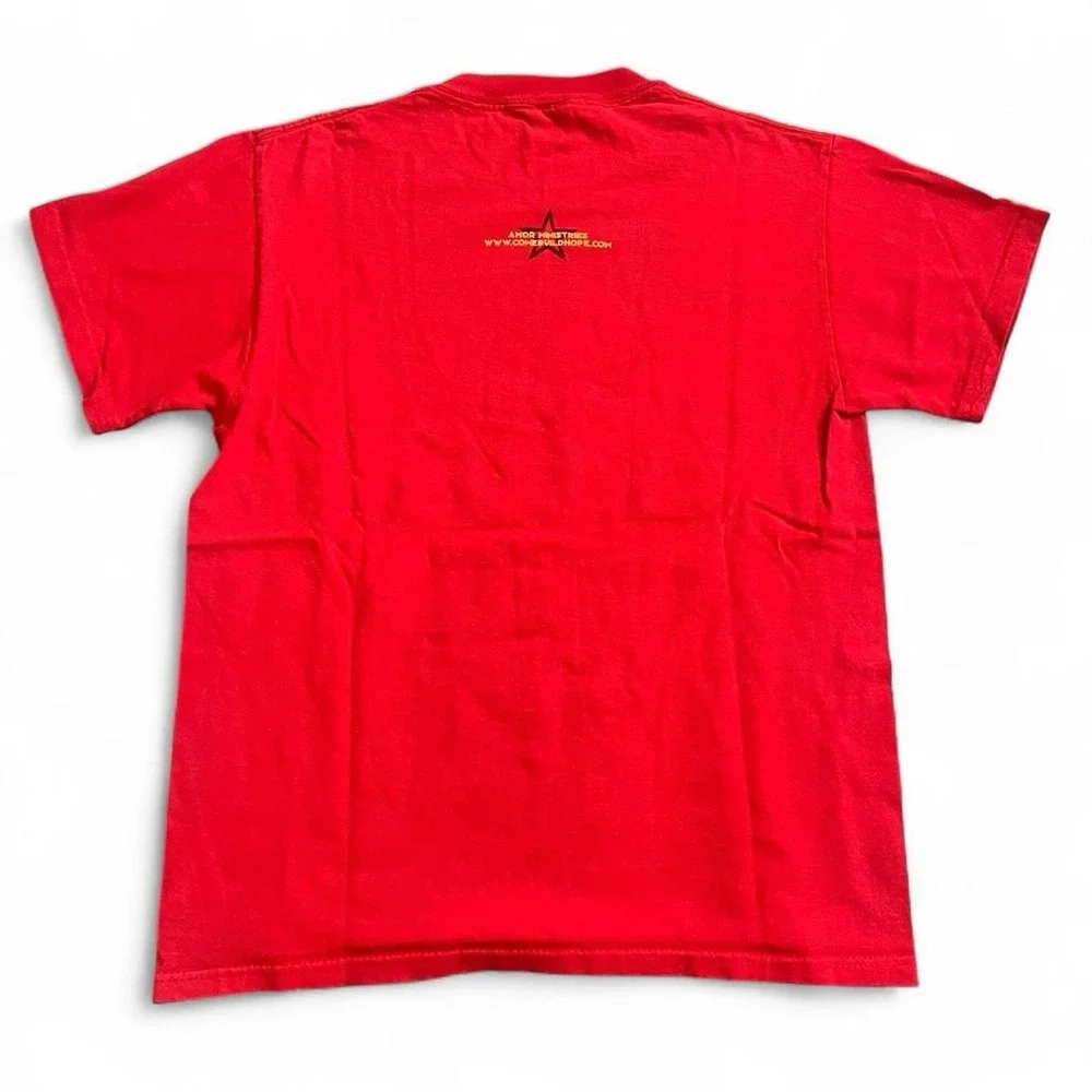 Vintage Jesus Short Sleeve T-Shirt Size Medium Y2K 2000s Mexico